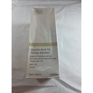 Glycolic Acid 7% Toner Exfoliating Serum for Face Toning 240 ML (8.44 fl oz)